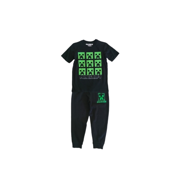 Minecraft Boys 2 Pieces Graphic T-shirt and Sweatpants Set - Picture 3 of 4